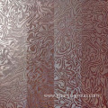 Flower Pattern Metallic Glazed Rustic Tile